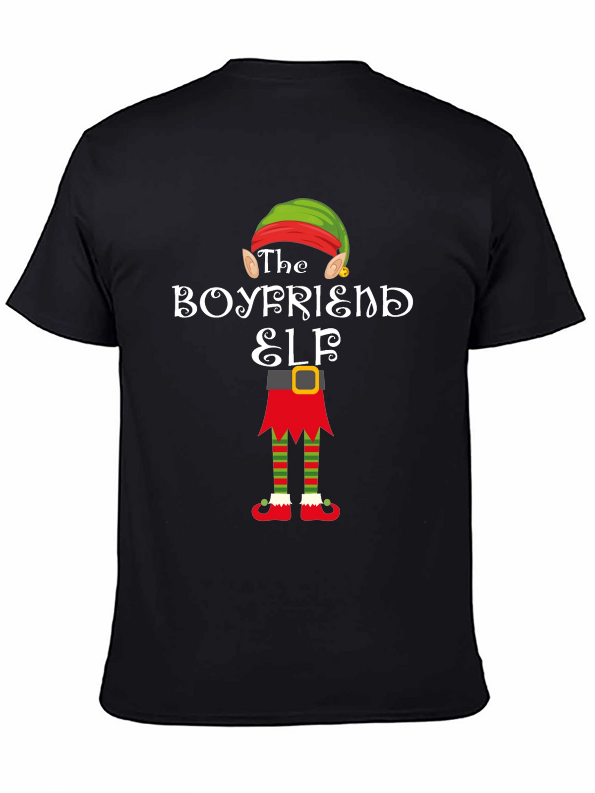 Boyfriend Elf Holiday Graphic Tee