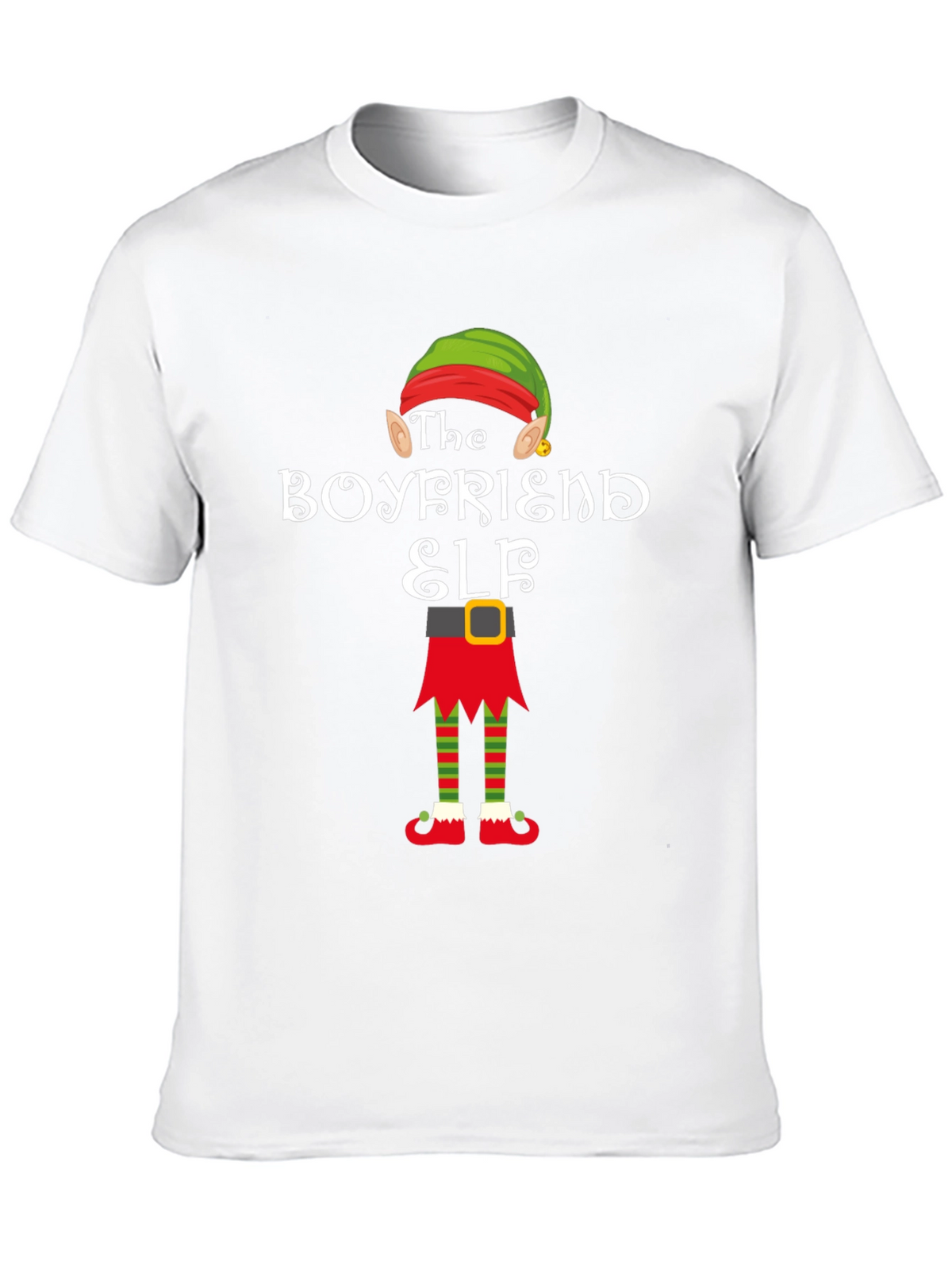 Boyfriend Elf Holiday Graphic Tee