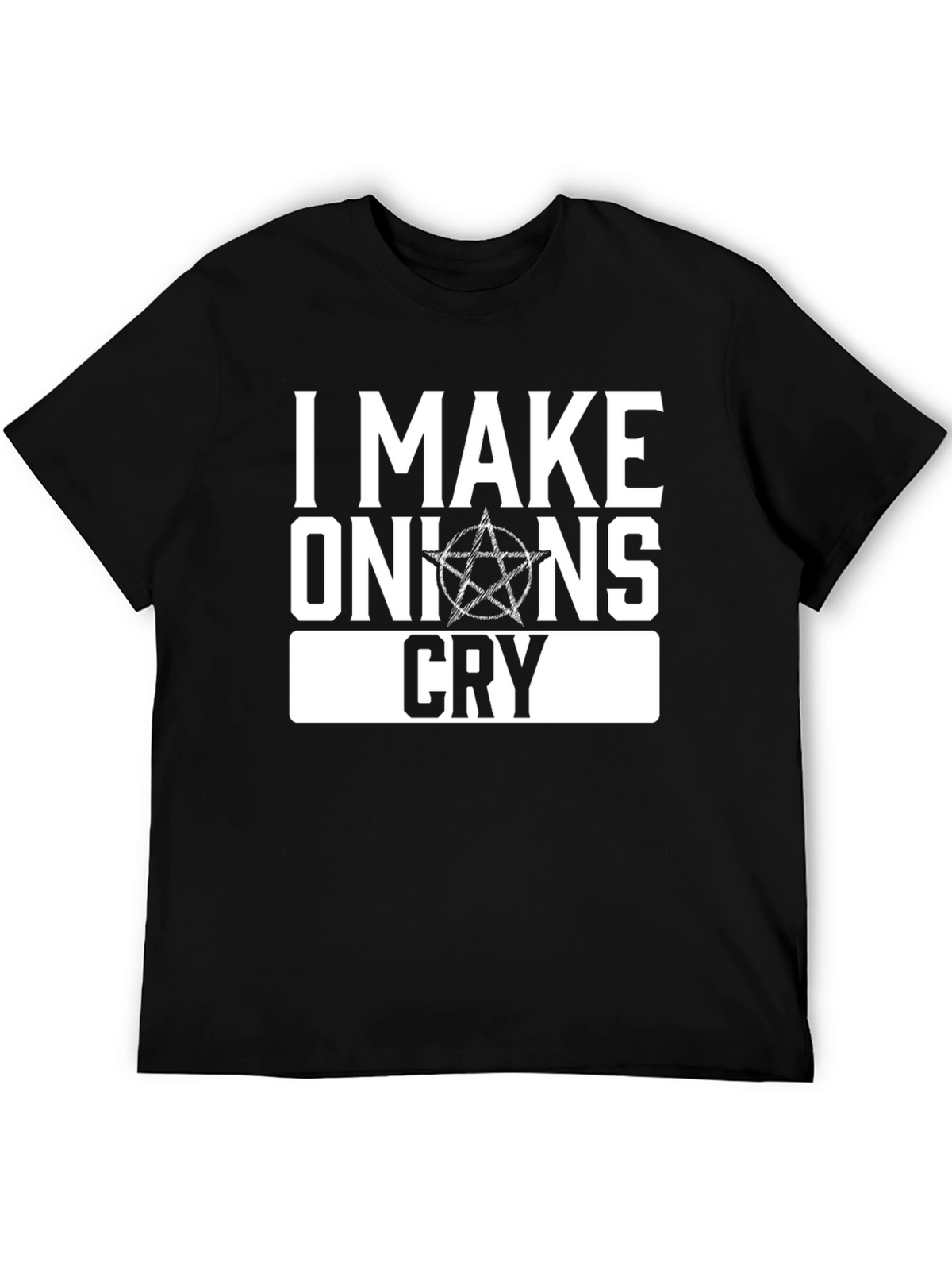 I Make Onions Cry Graphic Tee - Black