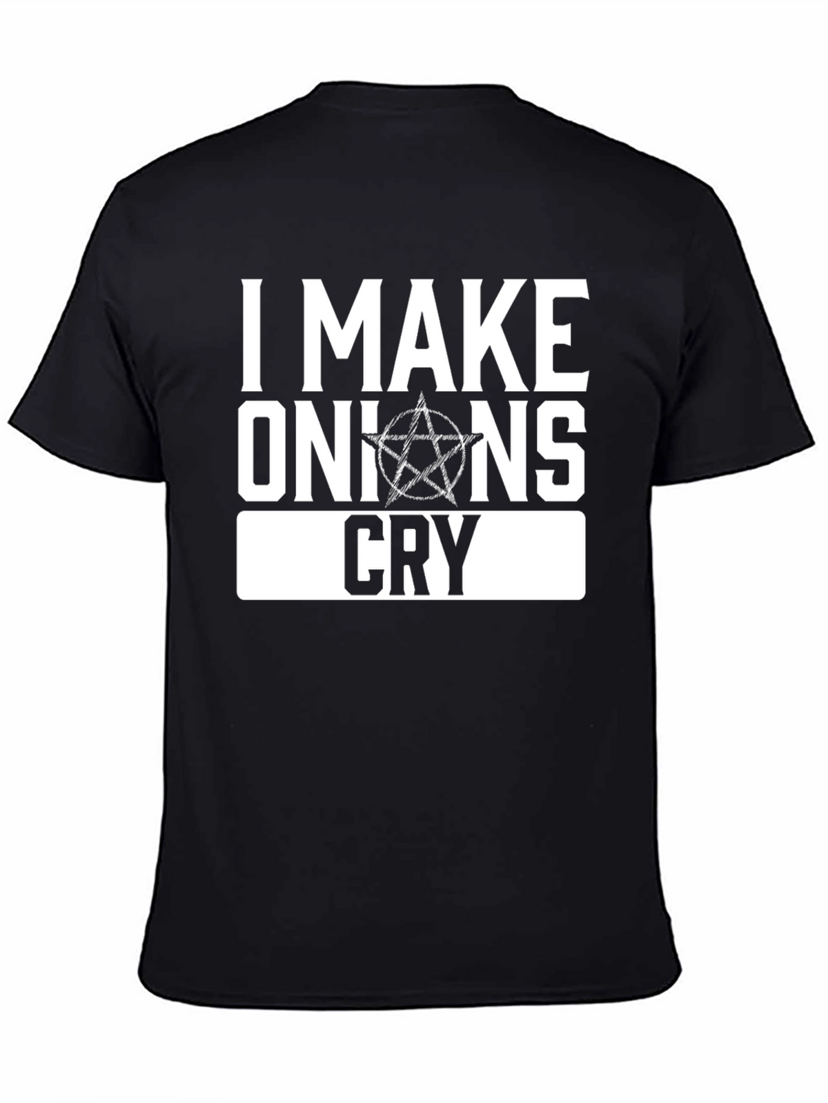 I Make Onions Cry Graphic Tee - Black
