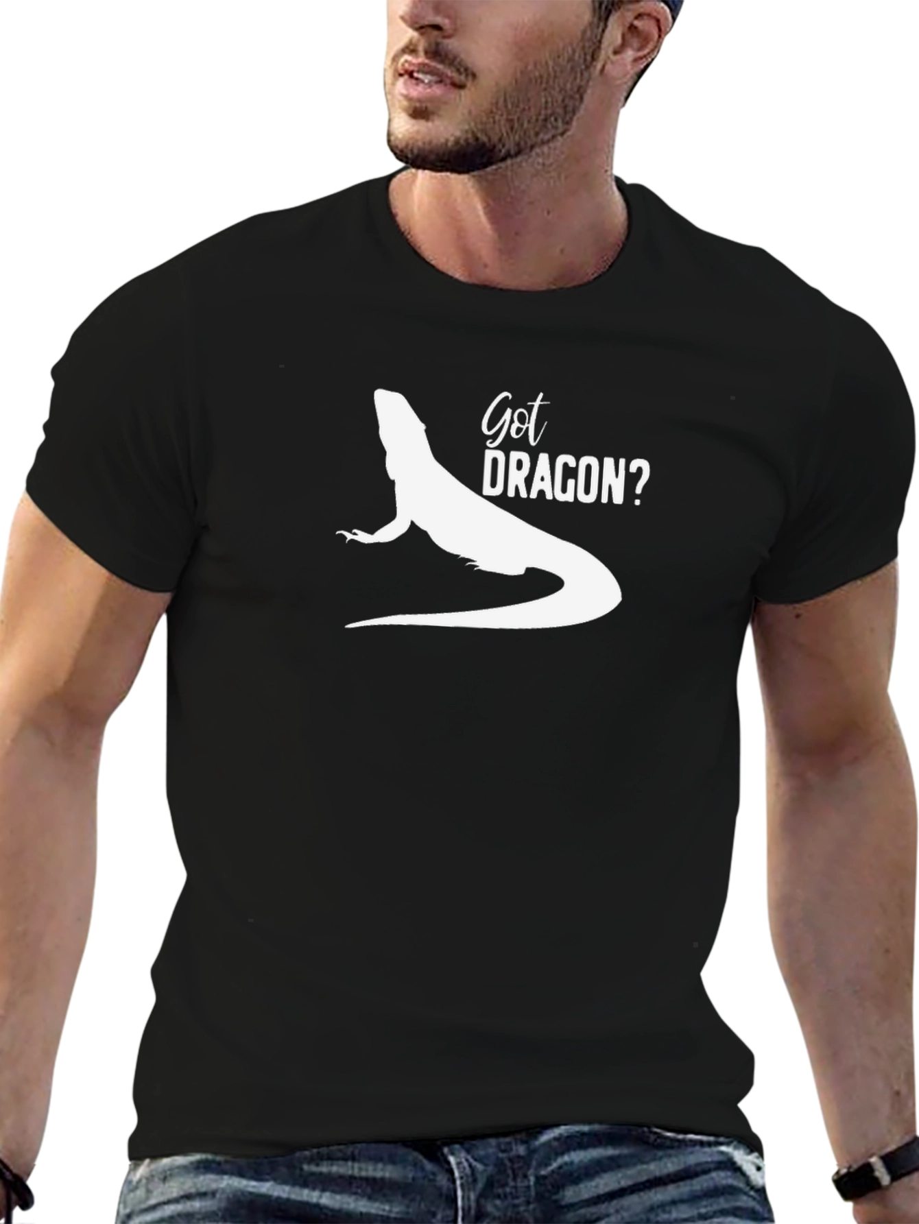 Got Dragon? Black Graphic T-Shirt