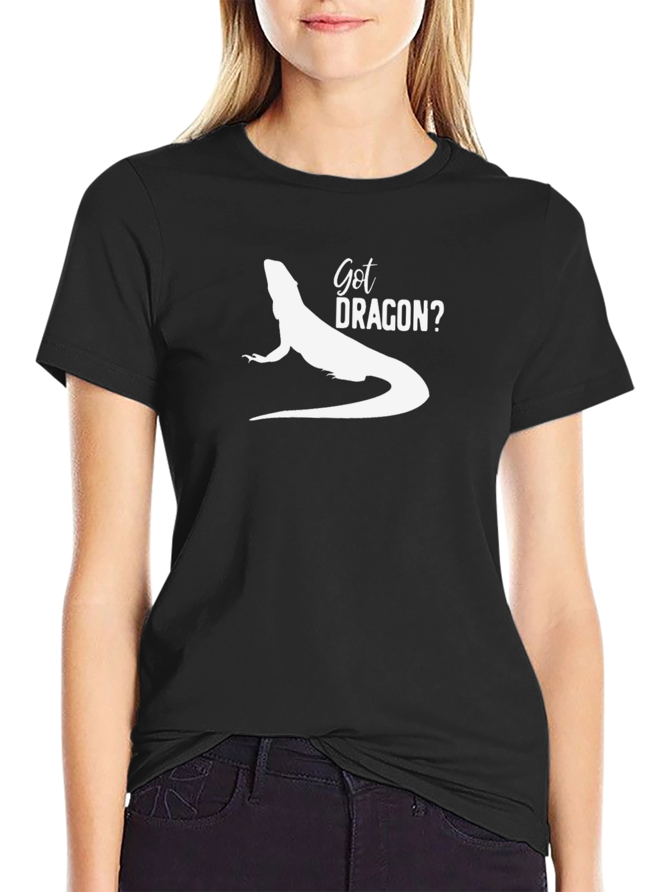 Got Dragon? Black Graphic T-Shirt