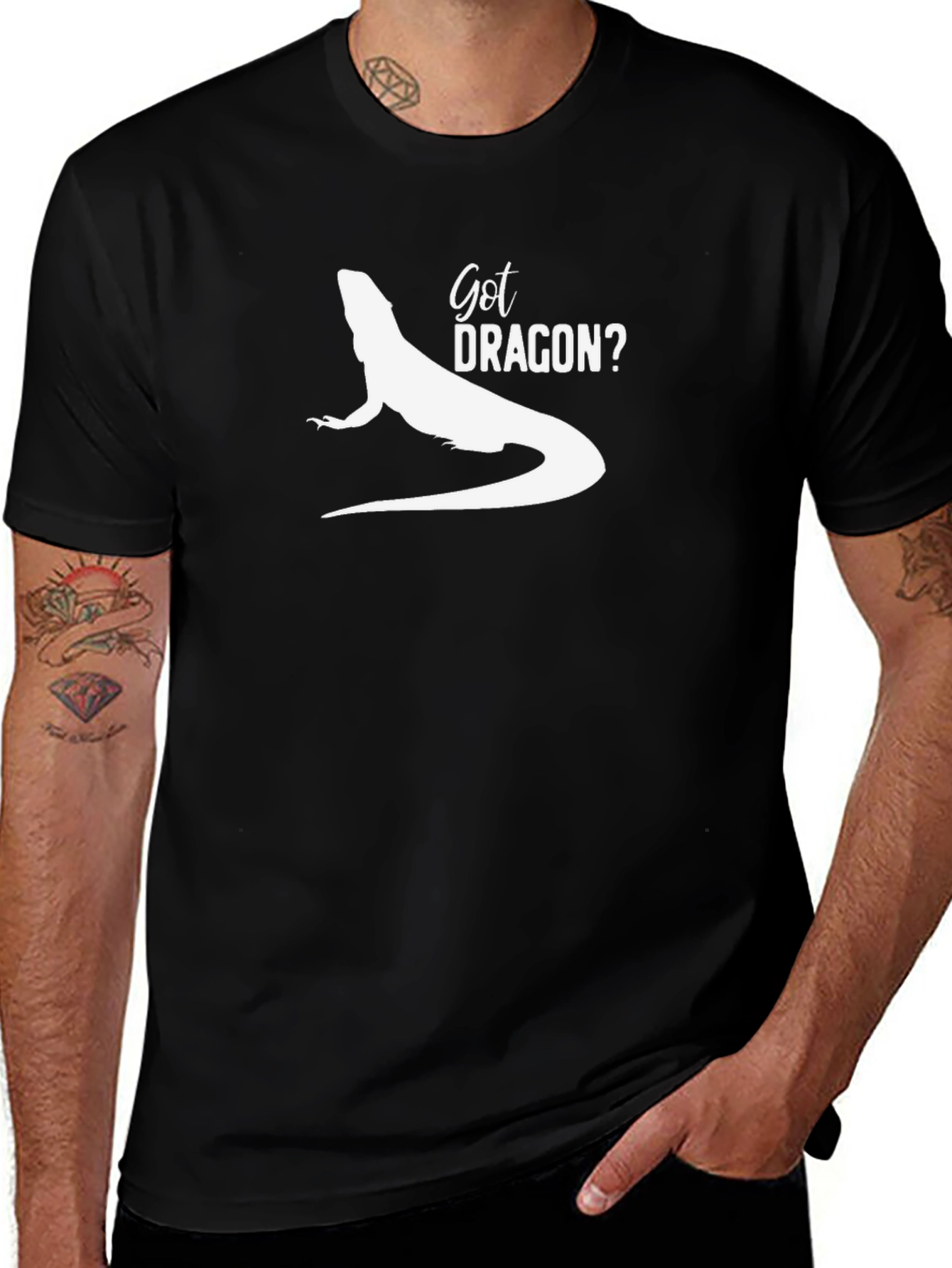 Got Dragon? Black Graphic T-Shirt