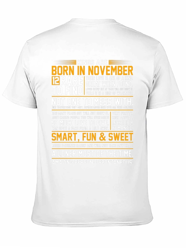 Kings Born in November Graphic Tee
