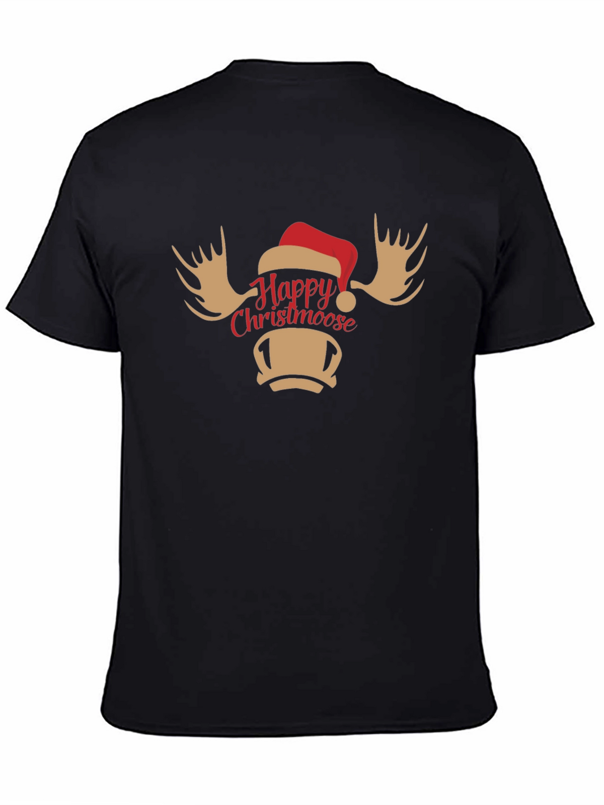 Happy Christmoose T-Shirt - Holiday Moose Tee