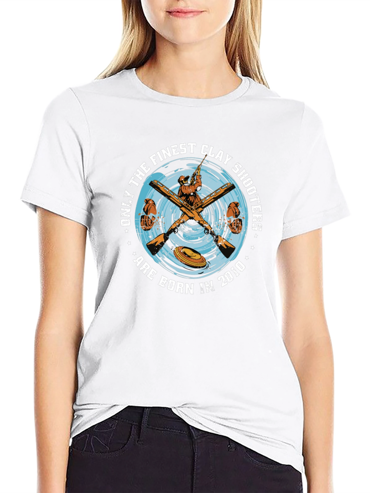 Finest Clay Shooters T-Shirt Born in 2010