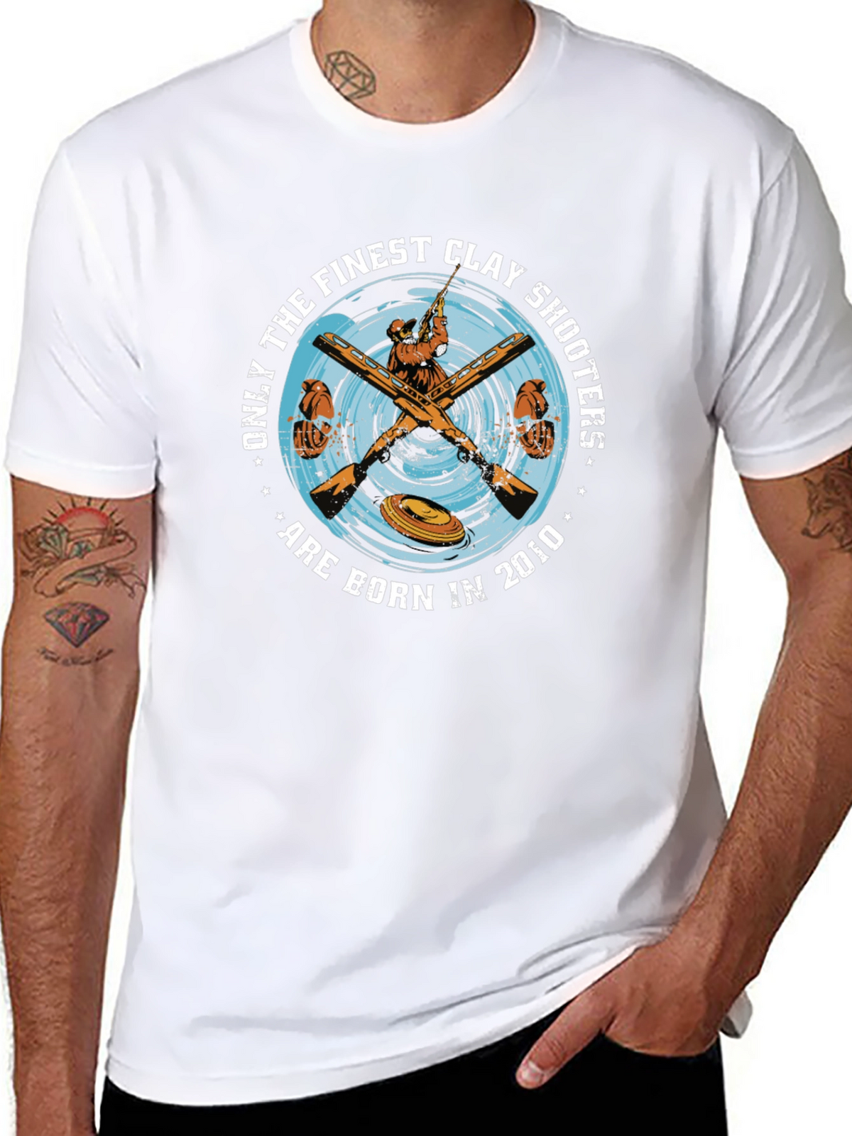 Finest Clay Shooters T-Shirt Born in 2010