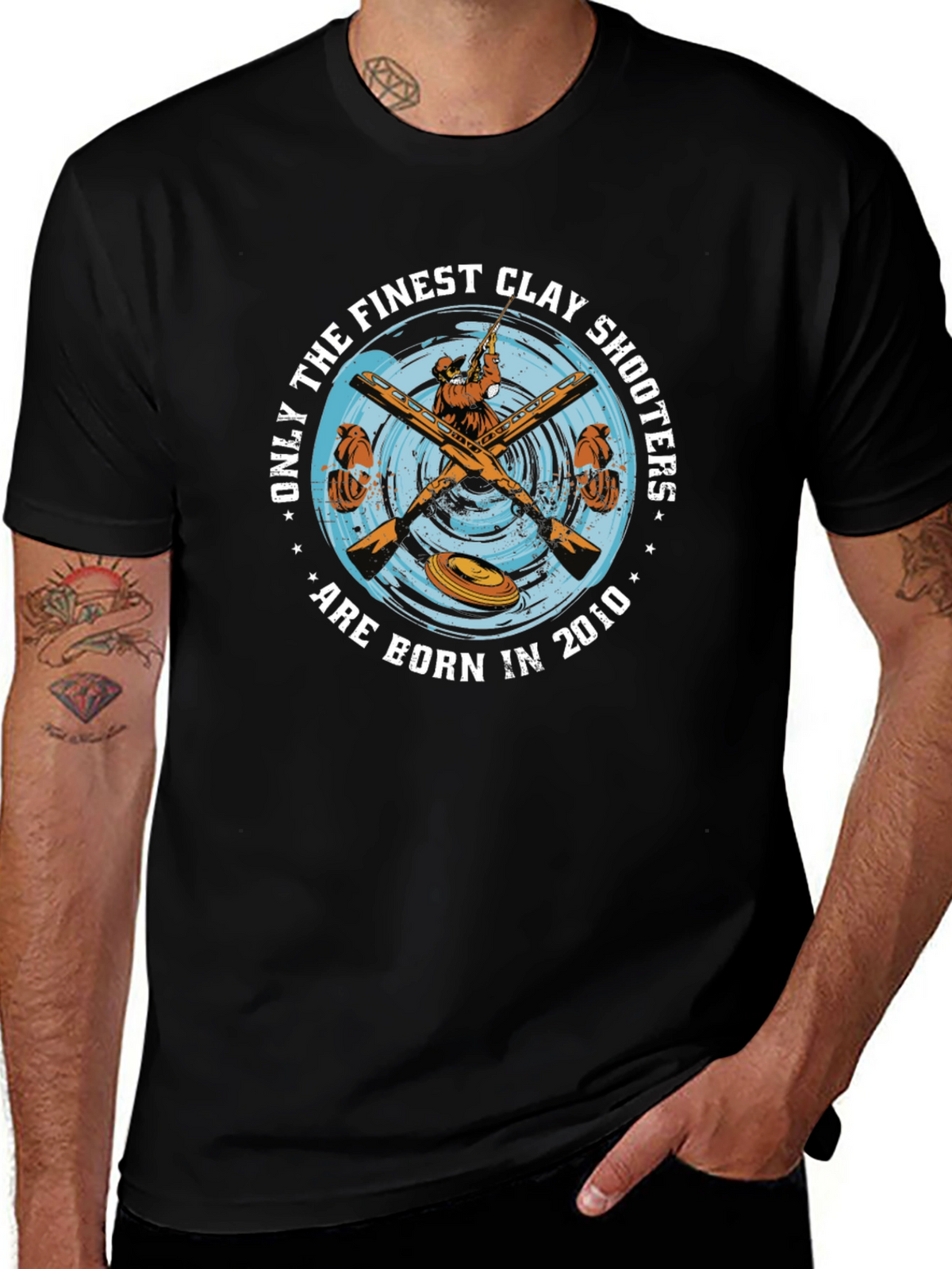 Finest Clay Shooters T-Shirt Born in 2010
