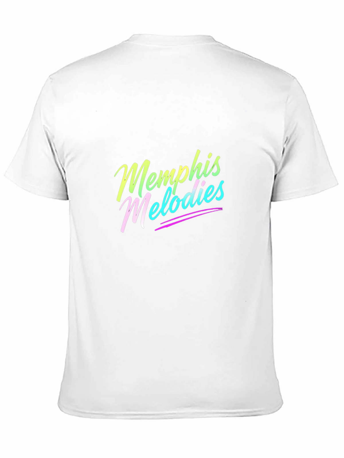 Memphis Melodies Black Cotton Graphic Tee