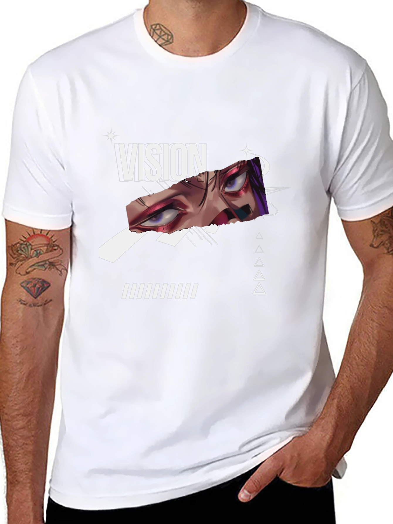 Vision Graphic Black T-Shirt