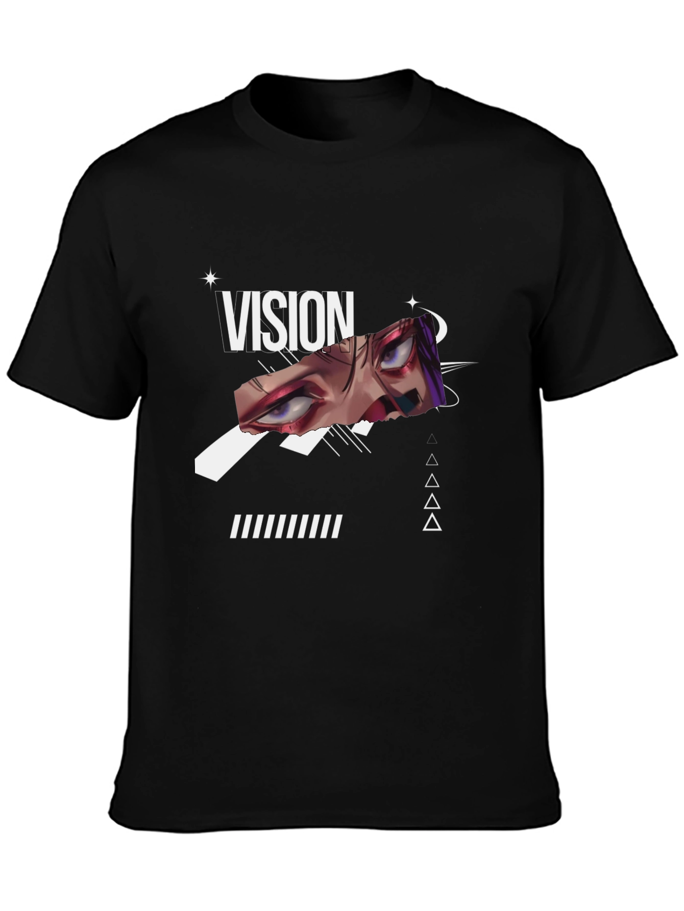 Vision Graphic Black T-Shirt