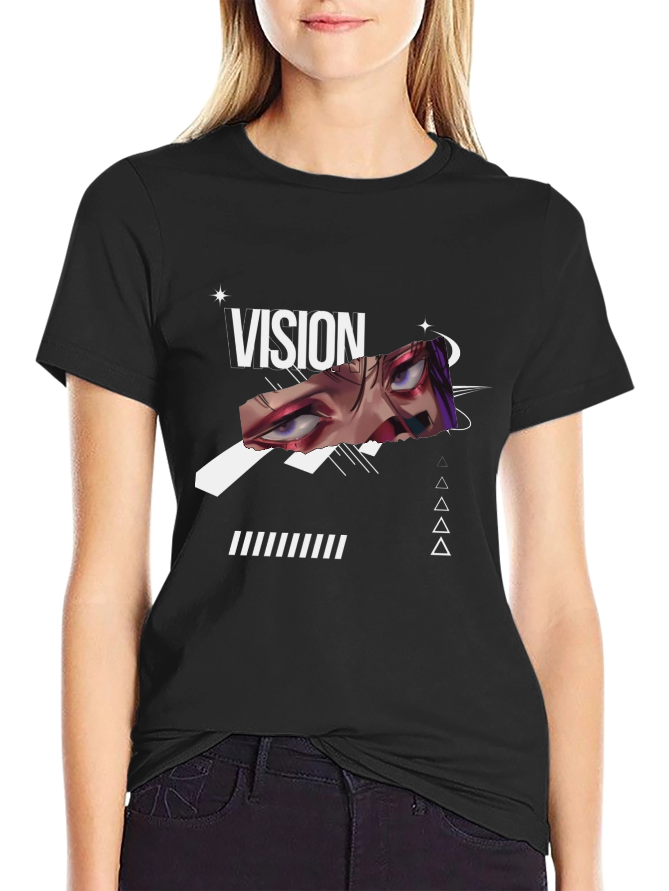 Vision Graphic Black T-Shirt