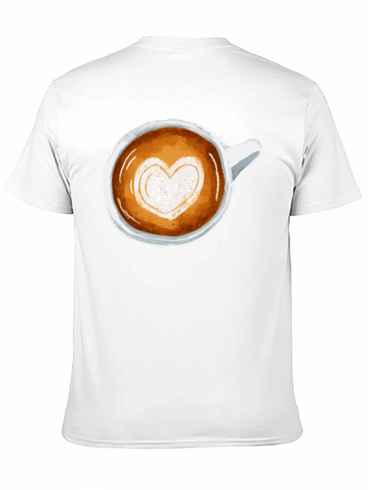 Latte Art Heart Tee - Coffee Lovers T-Shirt