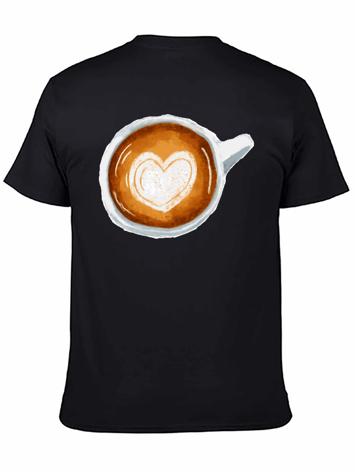 Latte Art Heart Tee - Coffee Lovers T-Shirt