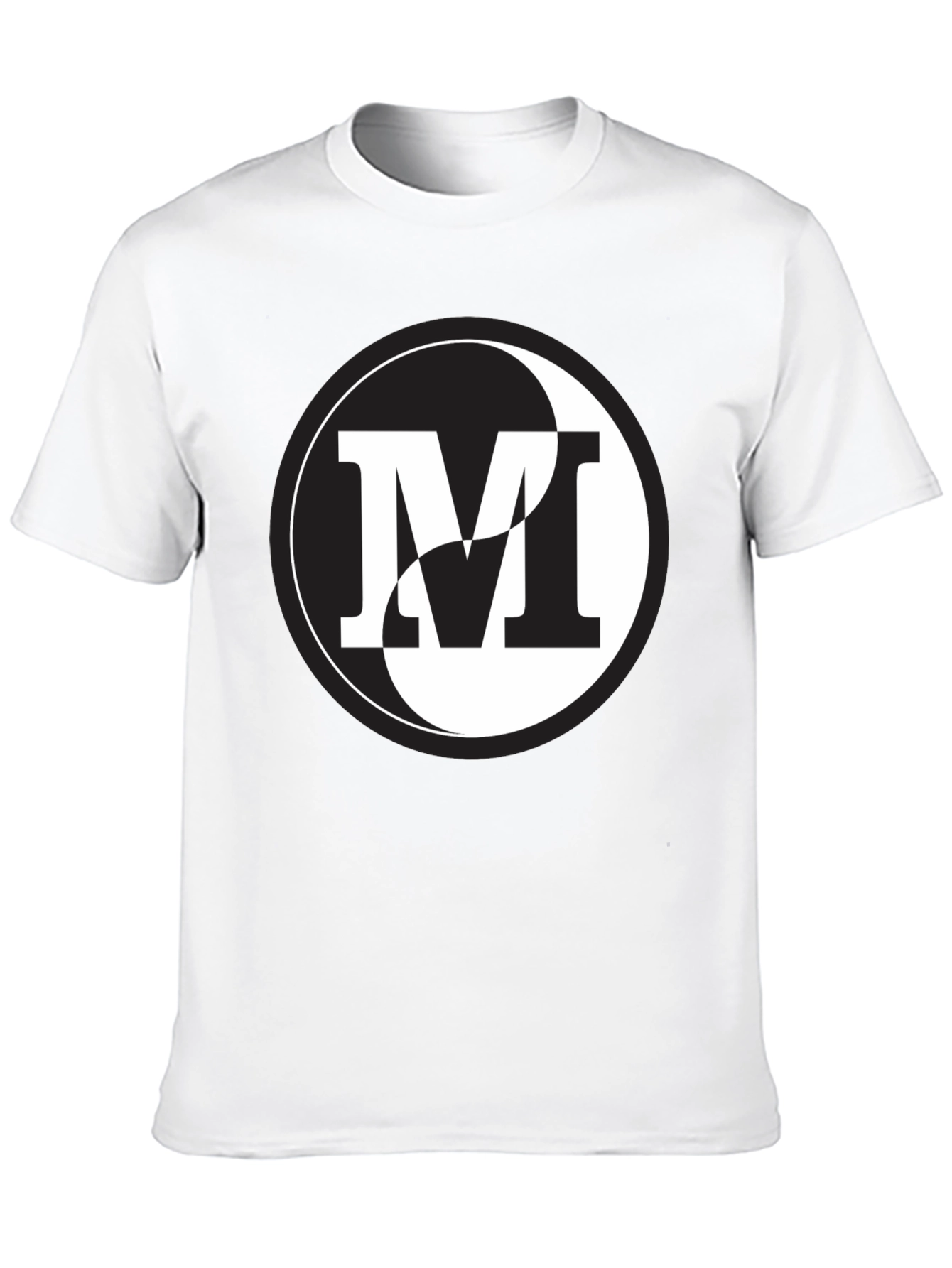 Yin Yang M Graphic Tee - Modern Style