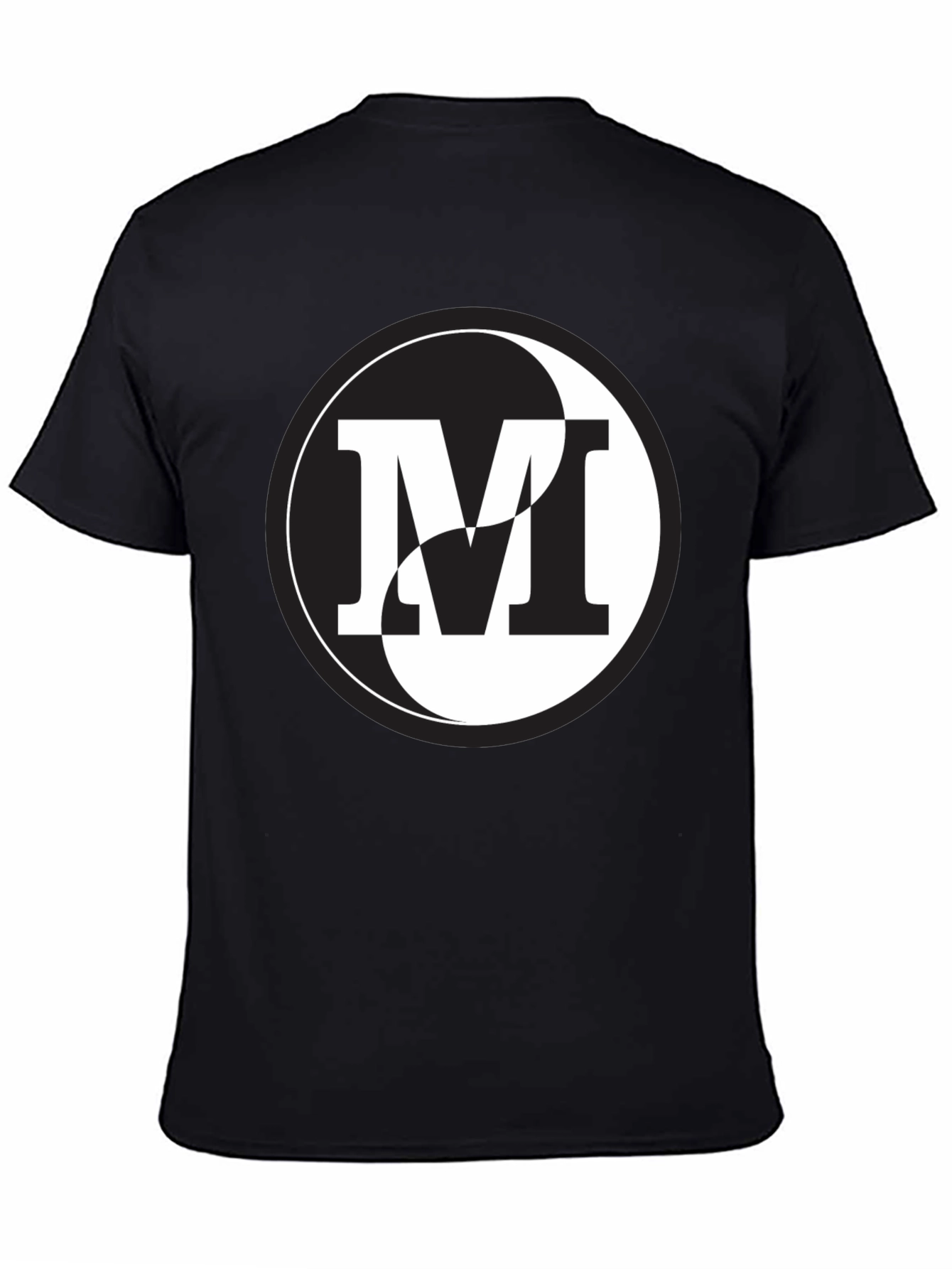 Yin Yang M Graphic Tee - Modern Style