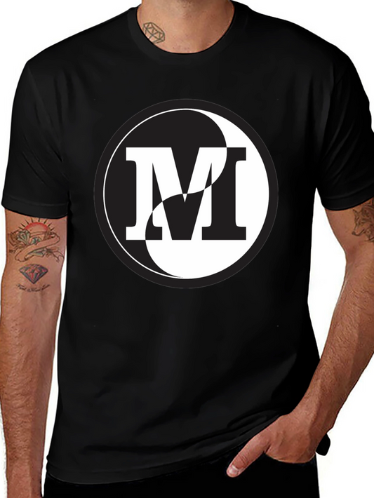 Yin Yang M Graphic Tee - Modern Style