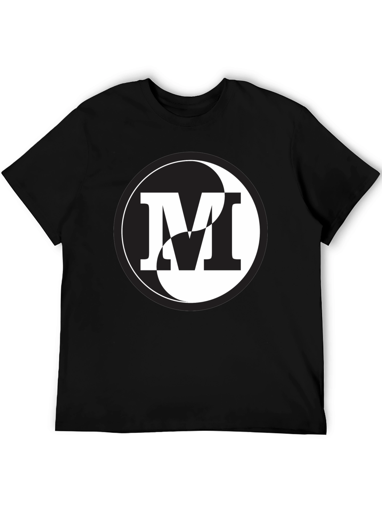 Yin Yang M Graphic Tee - Modern Style