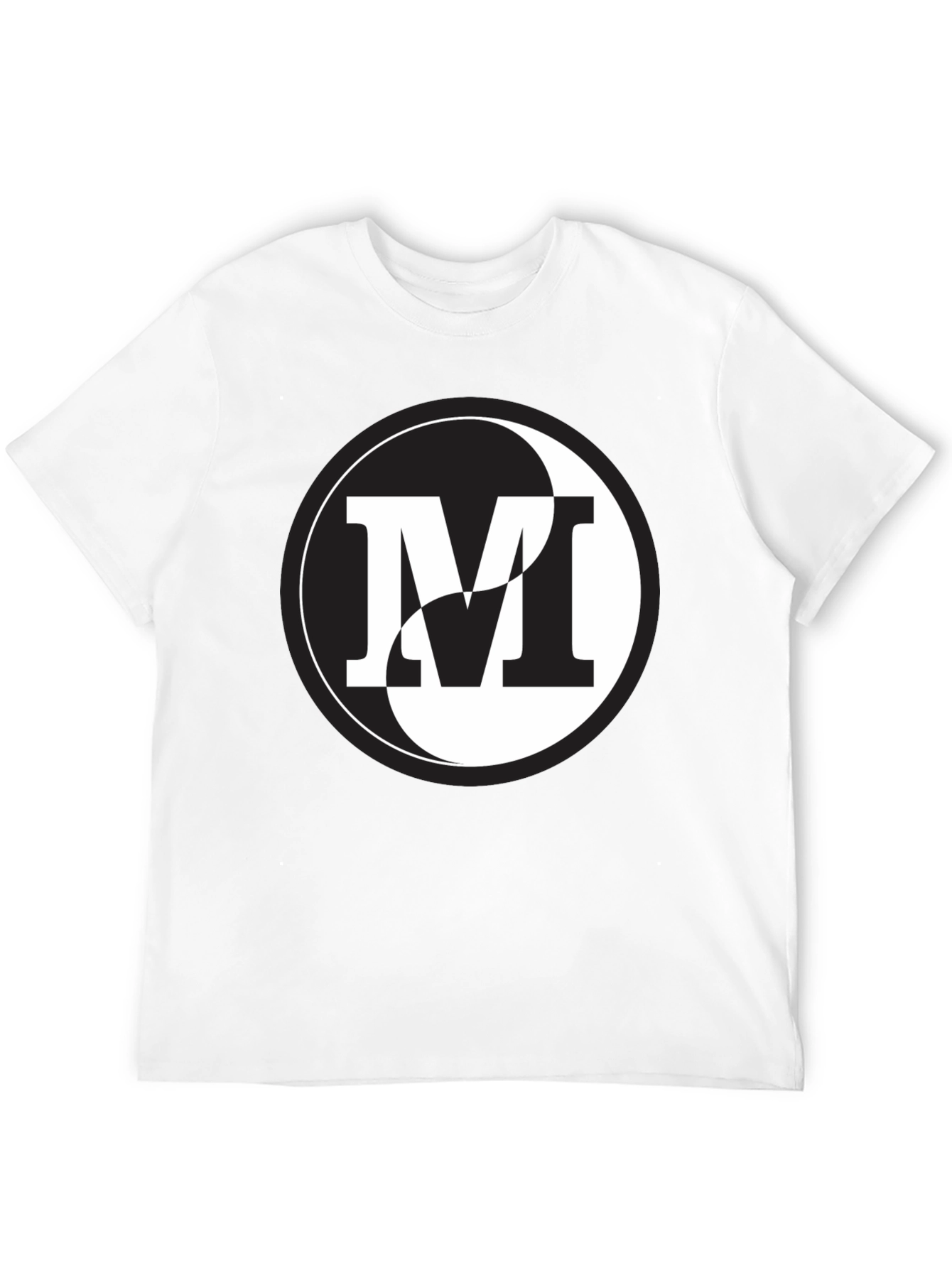 Yin Yang M Graphic Tee - Modern Style