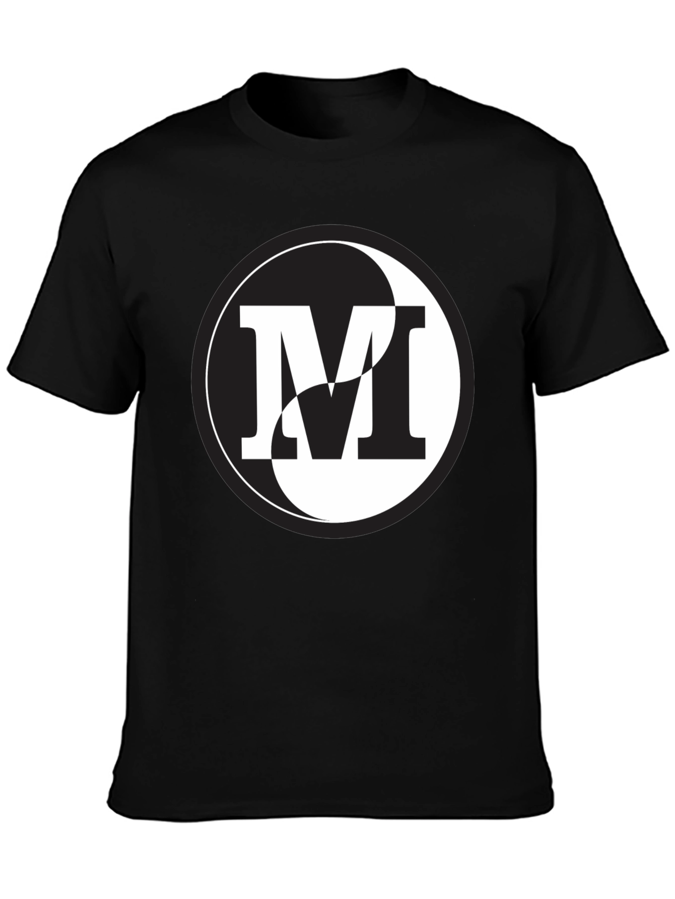 Yin Yang M Graphic Tee - Modern Style
