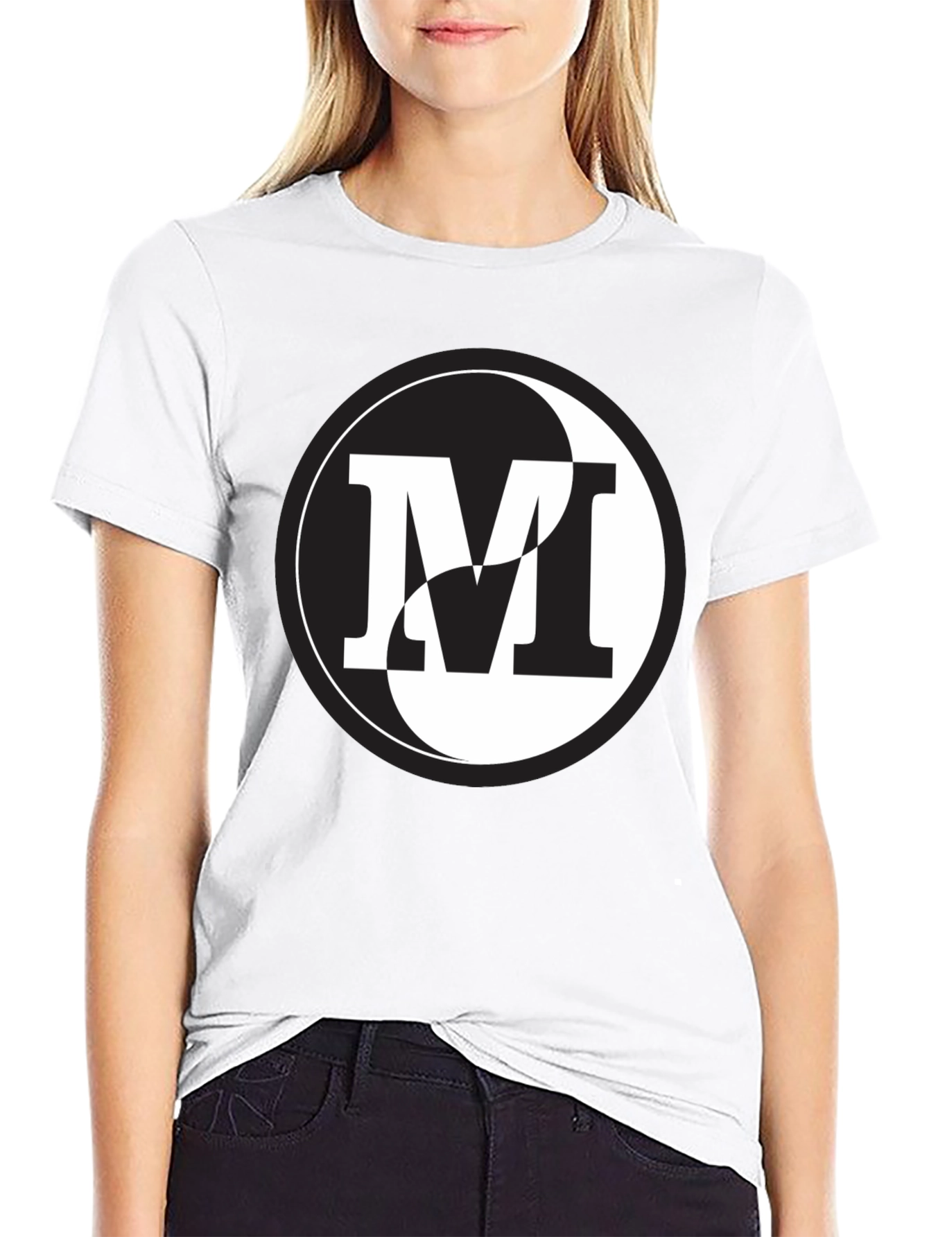 Yin Yang M Graphic Tee - Modern Style