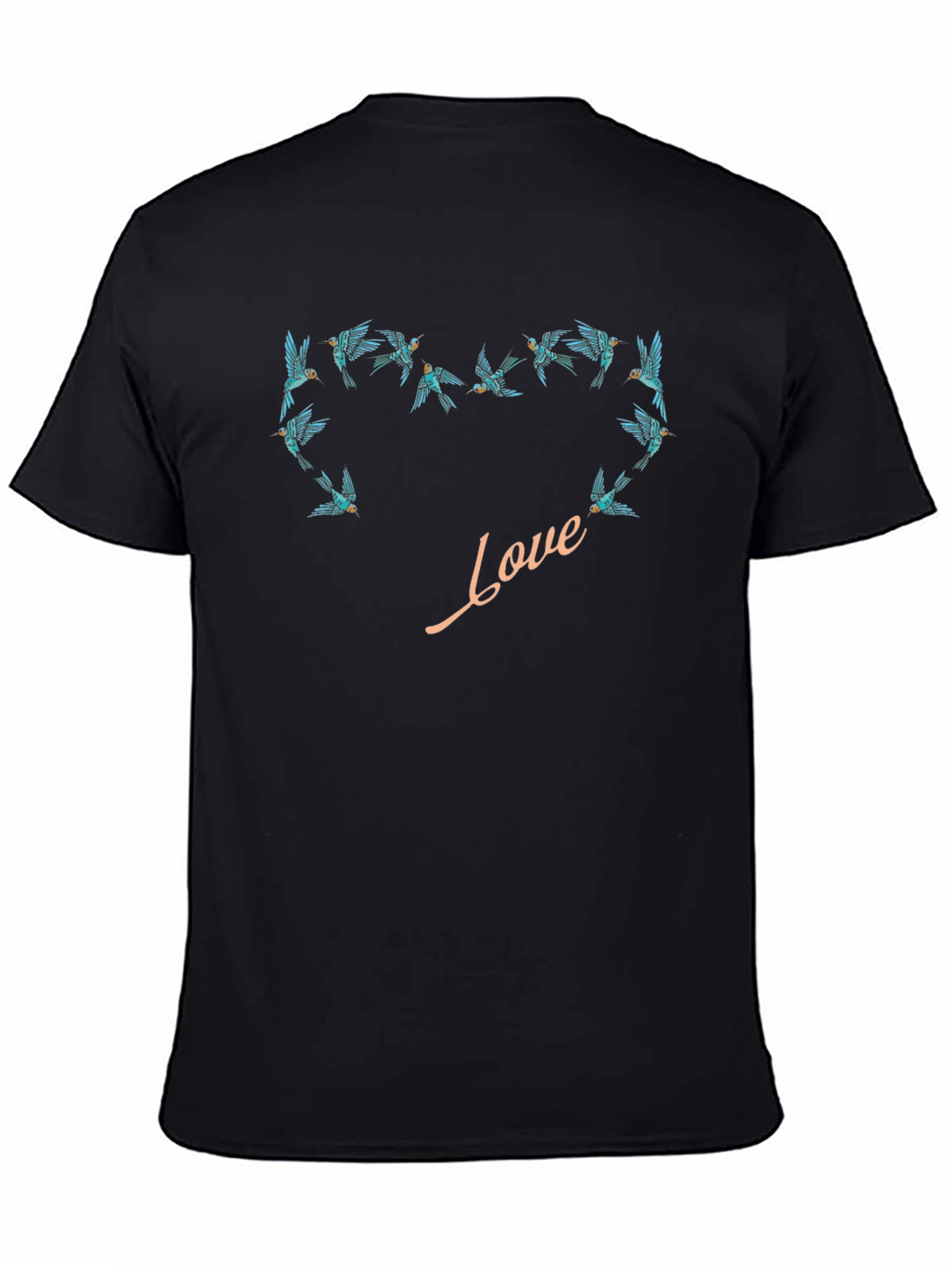 Love Bird Heart Tee - Stylish Graphic T-Shirt