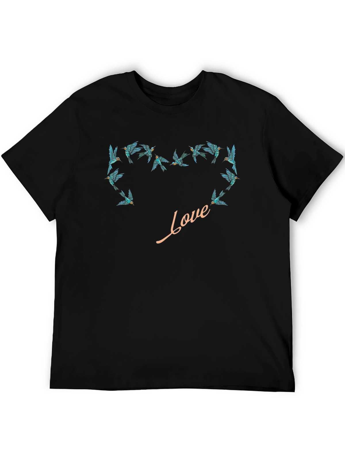 Love Bird Heart Tee - Stylish Graphic T-Shirt