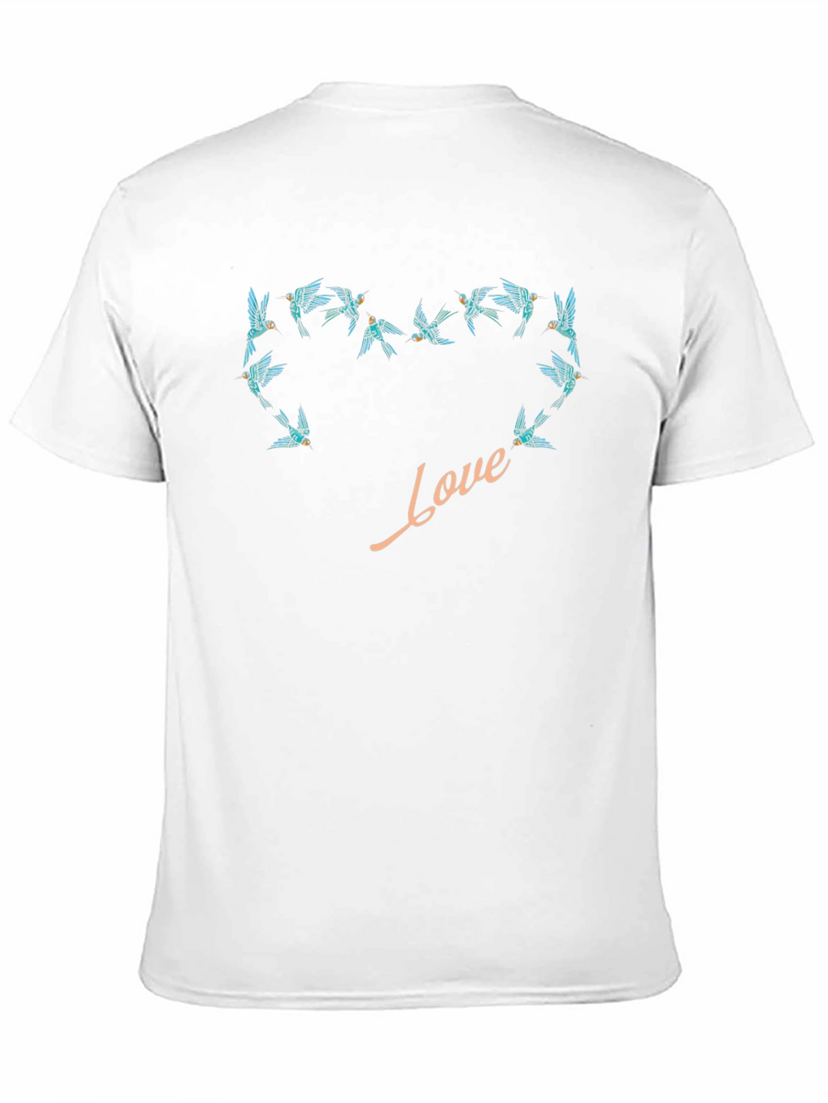 Love Bird Heart Tee - Stylish Graphic T-Shirt