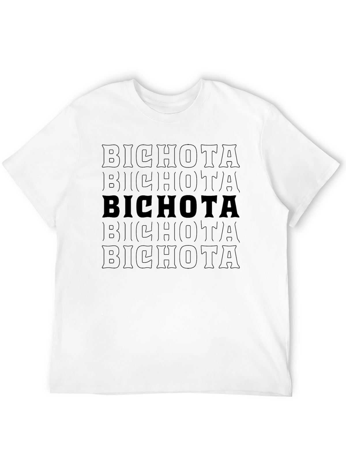 Bichota Graphic Tee - Black Cotton T-Shirt