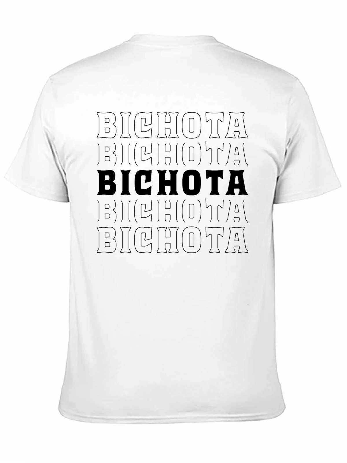Bichota Graphic Tee - Black Cotton T-Shirt