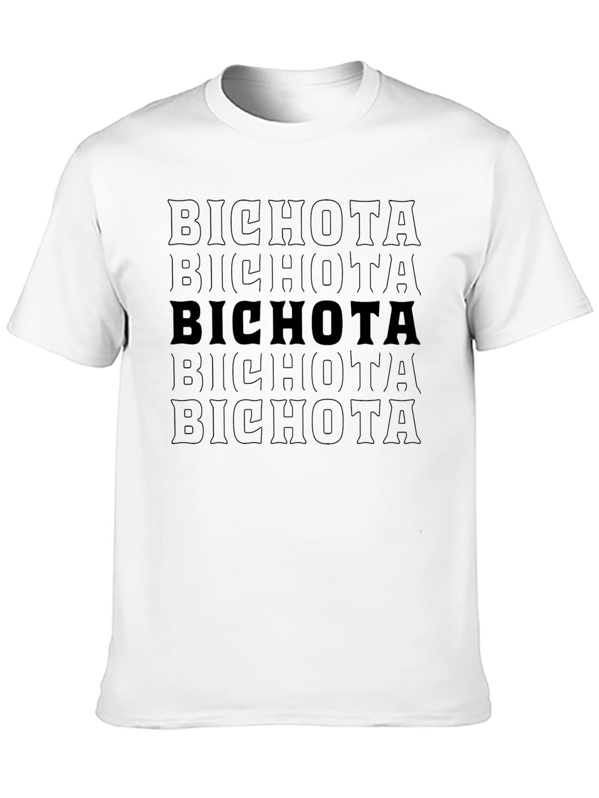Bichota Graphic Tee - Black Cotton T-Shirt