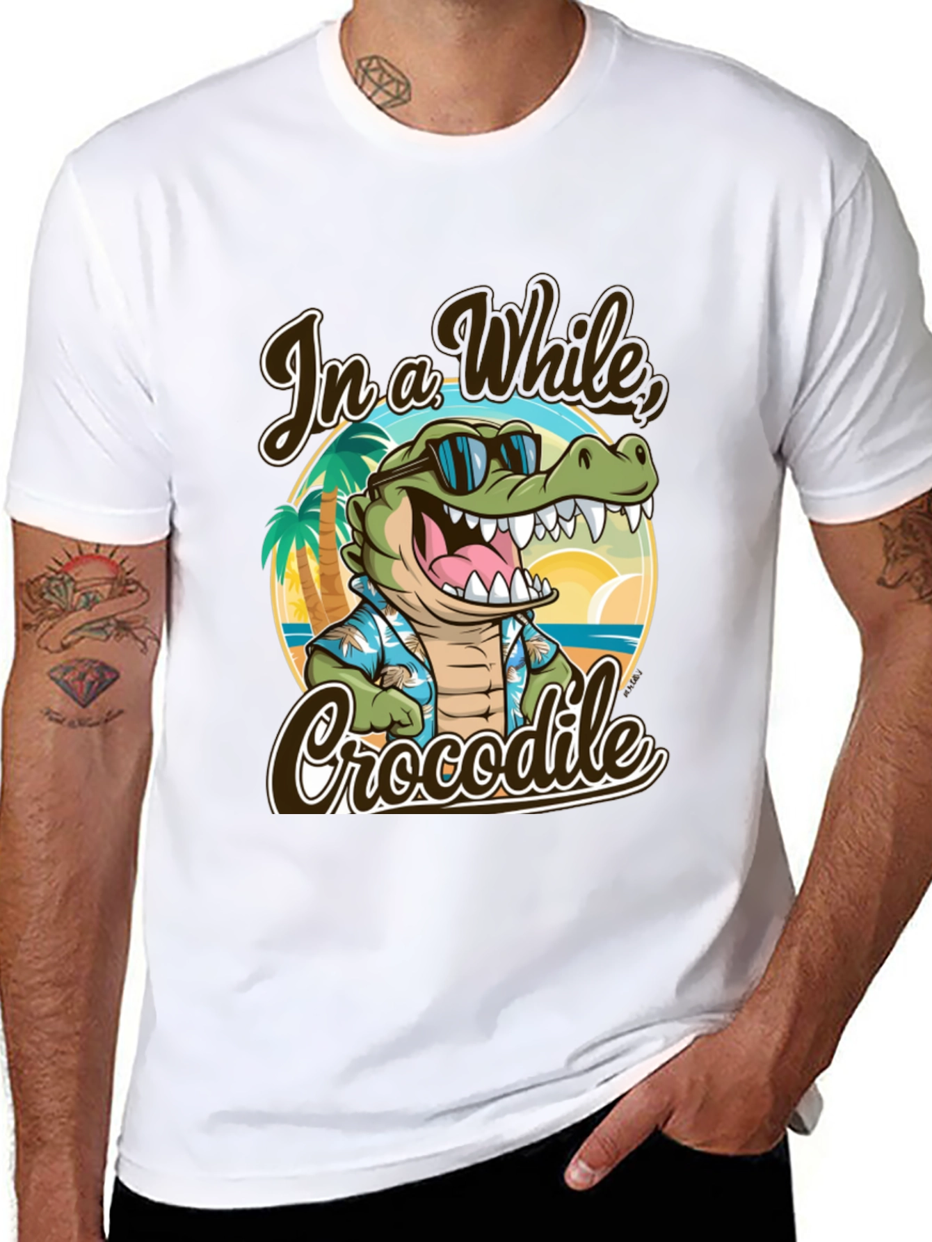 In a While Crocodile T-Shirt