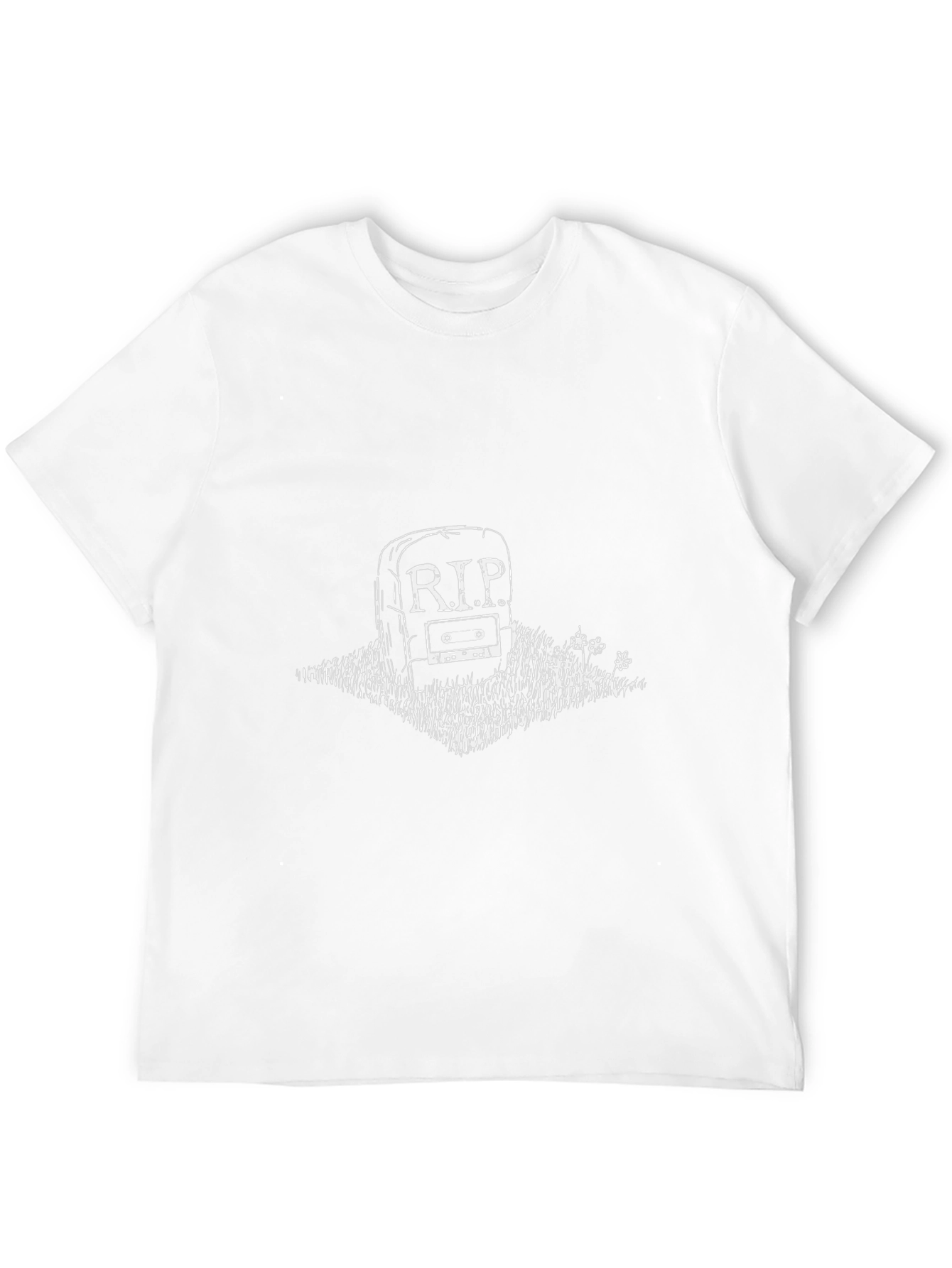 RIP Cassette Tape Black T-Shirt