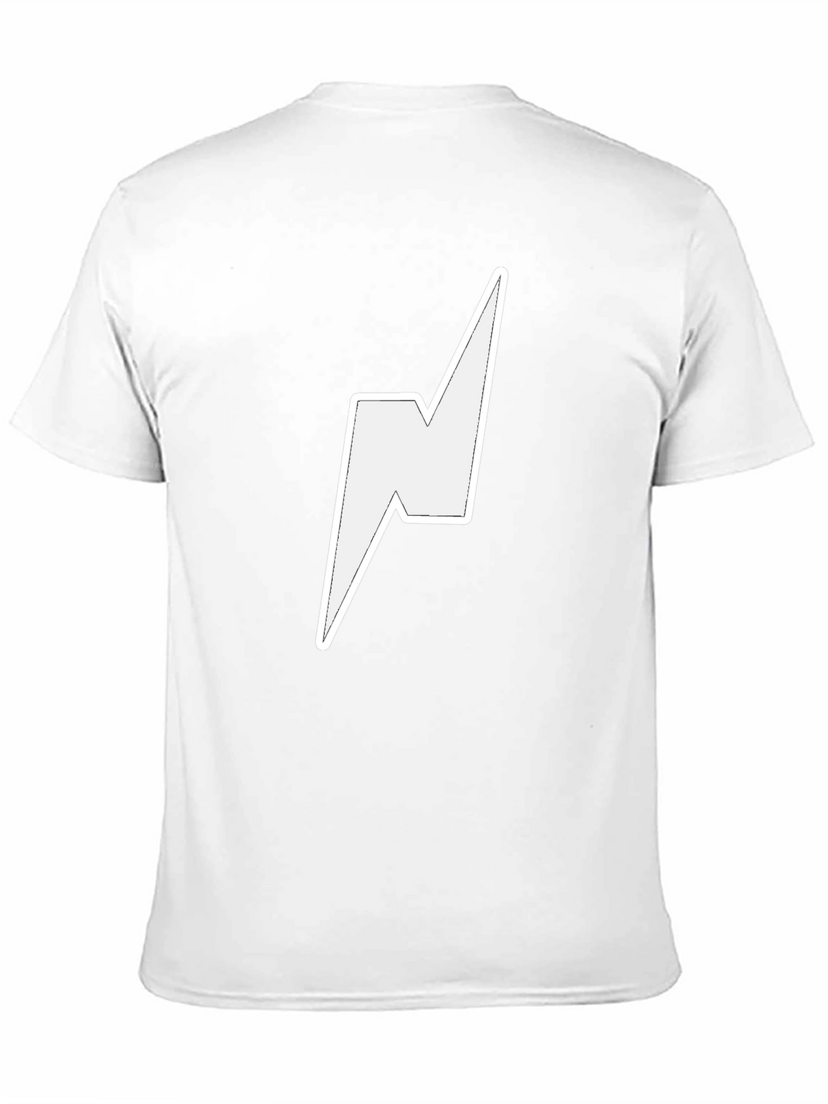 Lightning Bolt Graphic Tee - Stylish Black T-Shirt