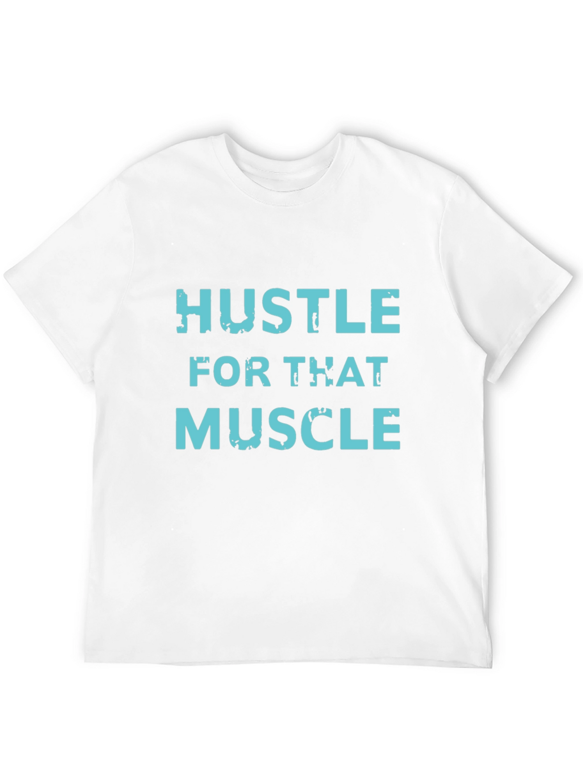 Hustle For That Muscle Black Graphic Tee