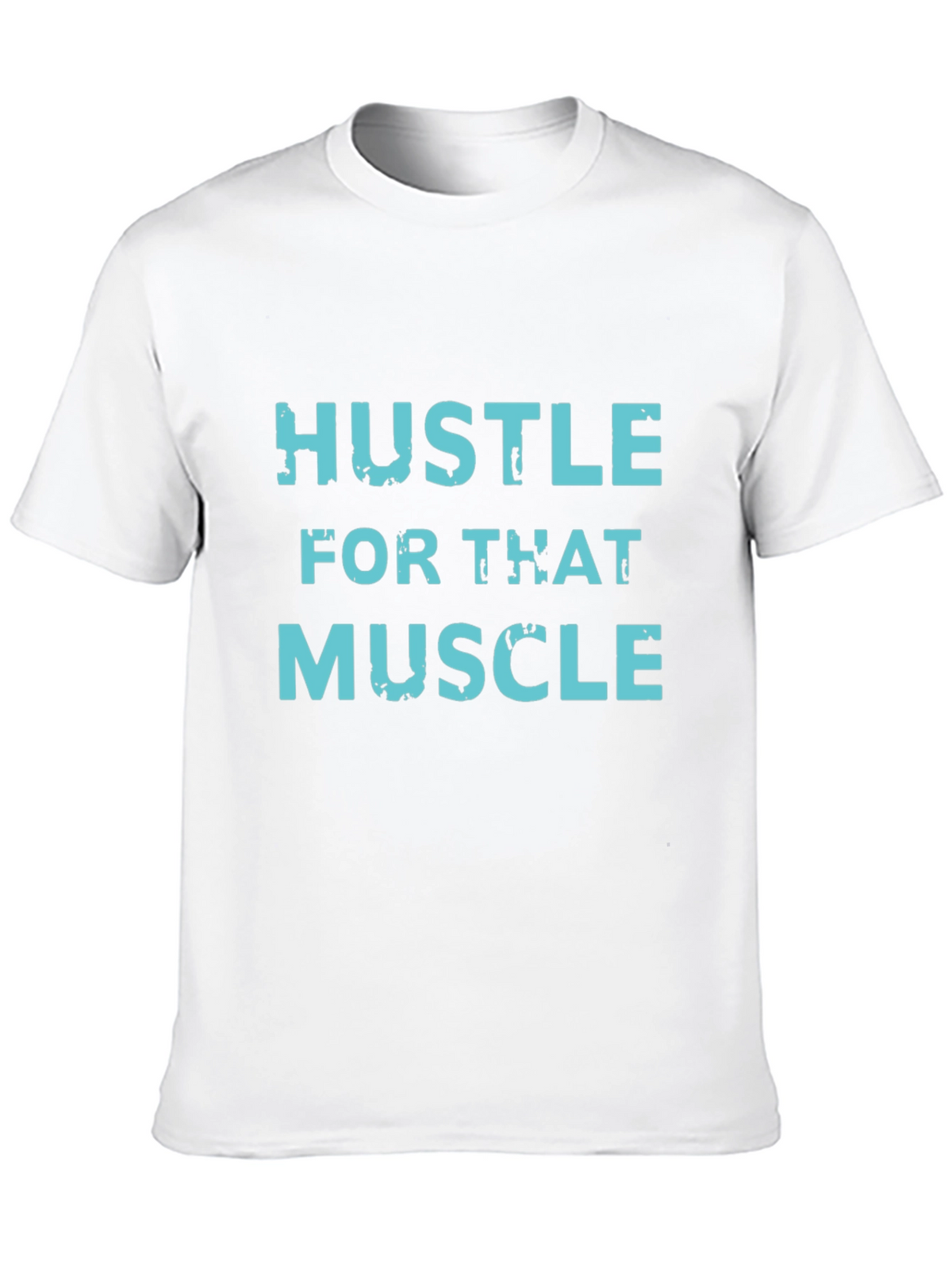 Hustle For That Muscle Black Graphic Tee