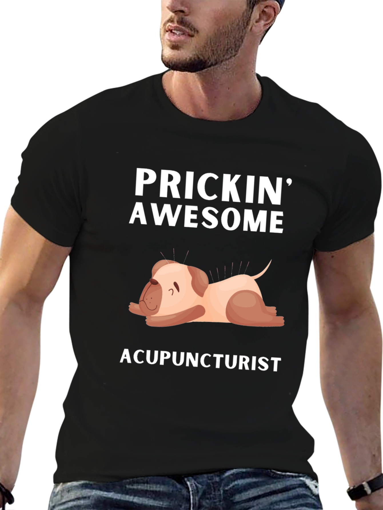 Prickin Awesome Acupuncturist T-Shirt