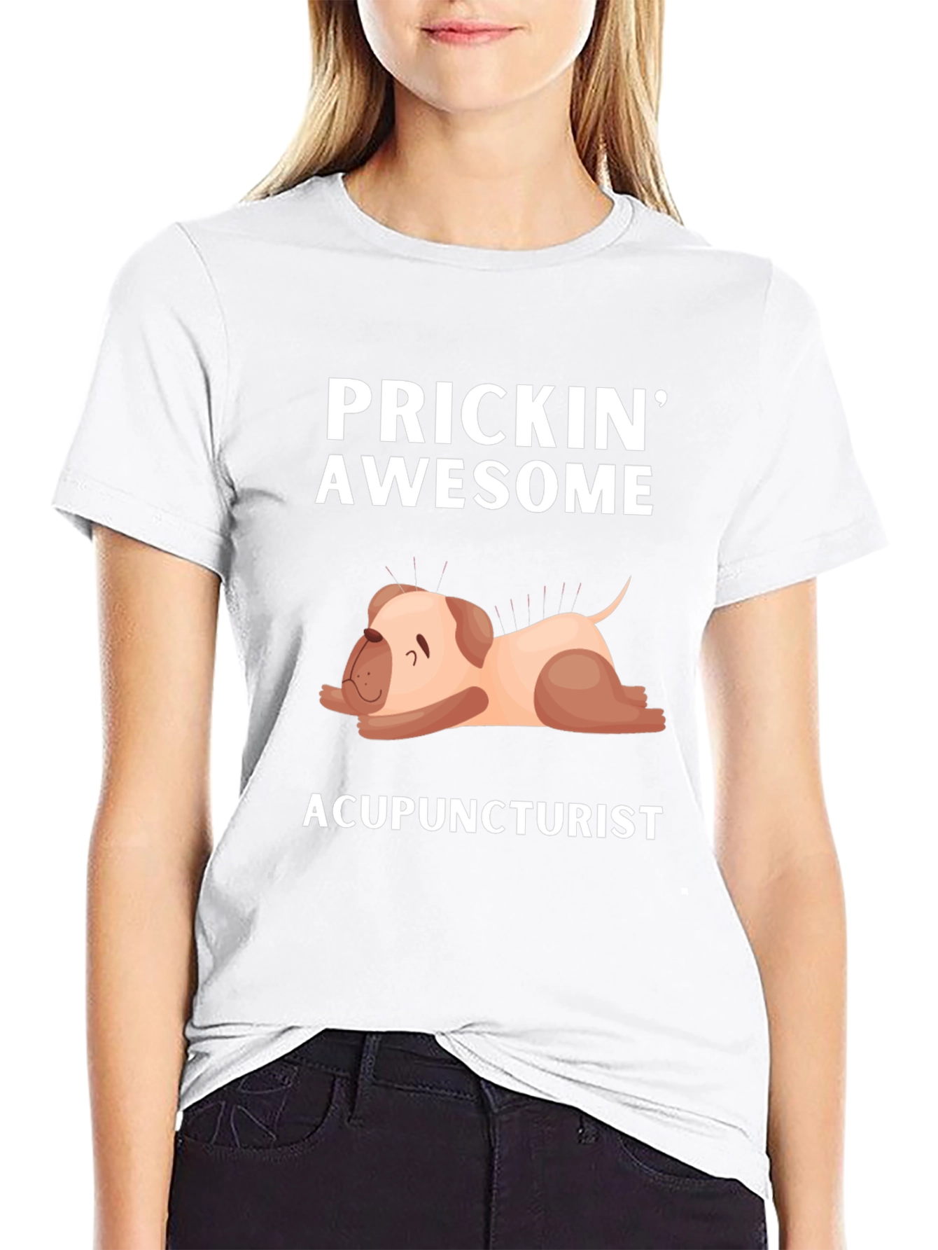 Prickin Awesome Acupuncturist T-Shirt