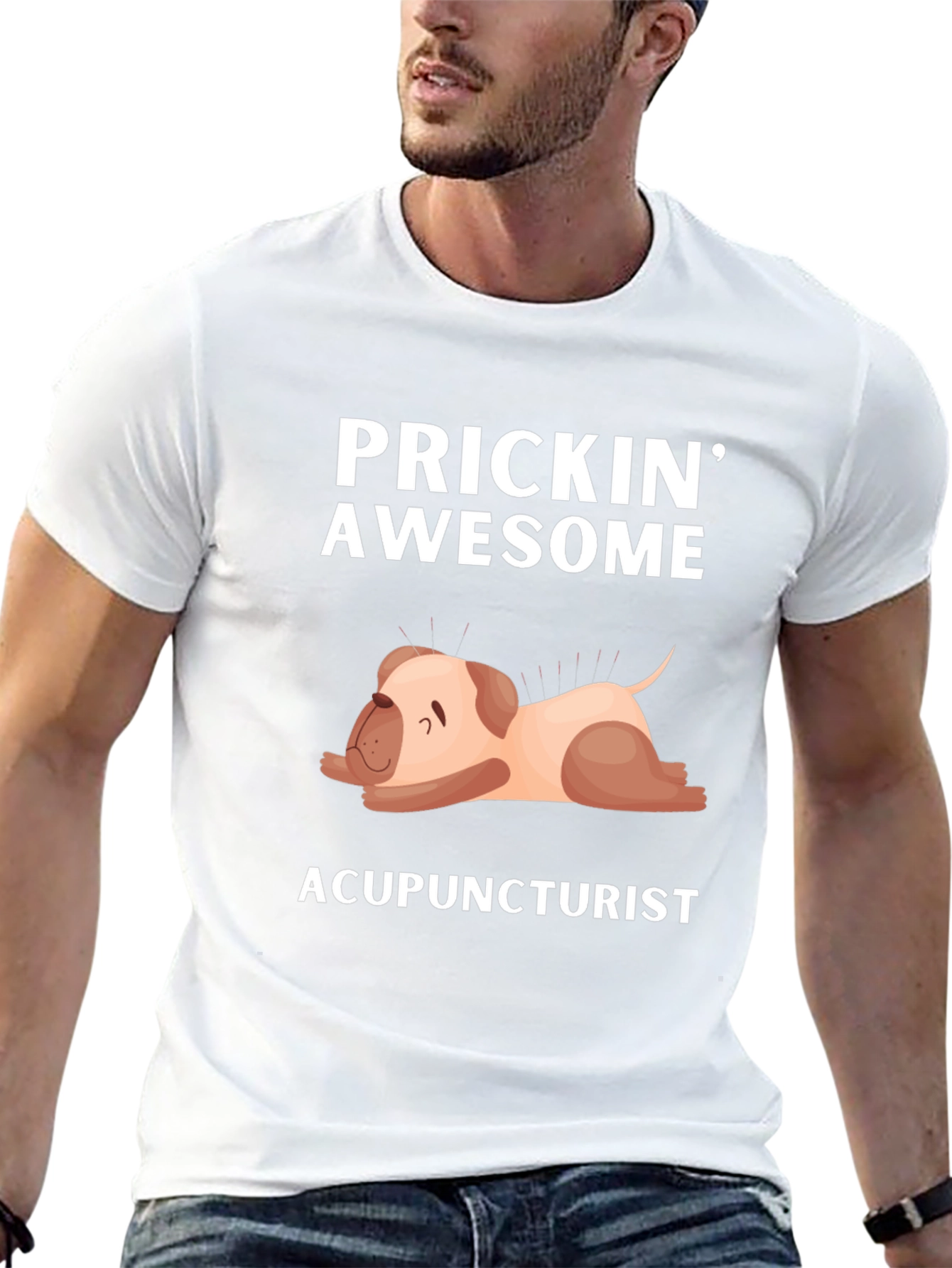 Prickin Awesome Acupuncturist T-Shirt