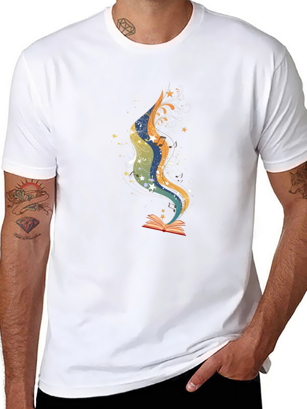 Magical Book T-Shirt - Literary Style