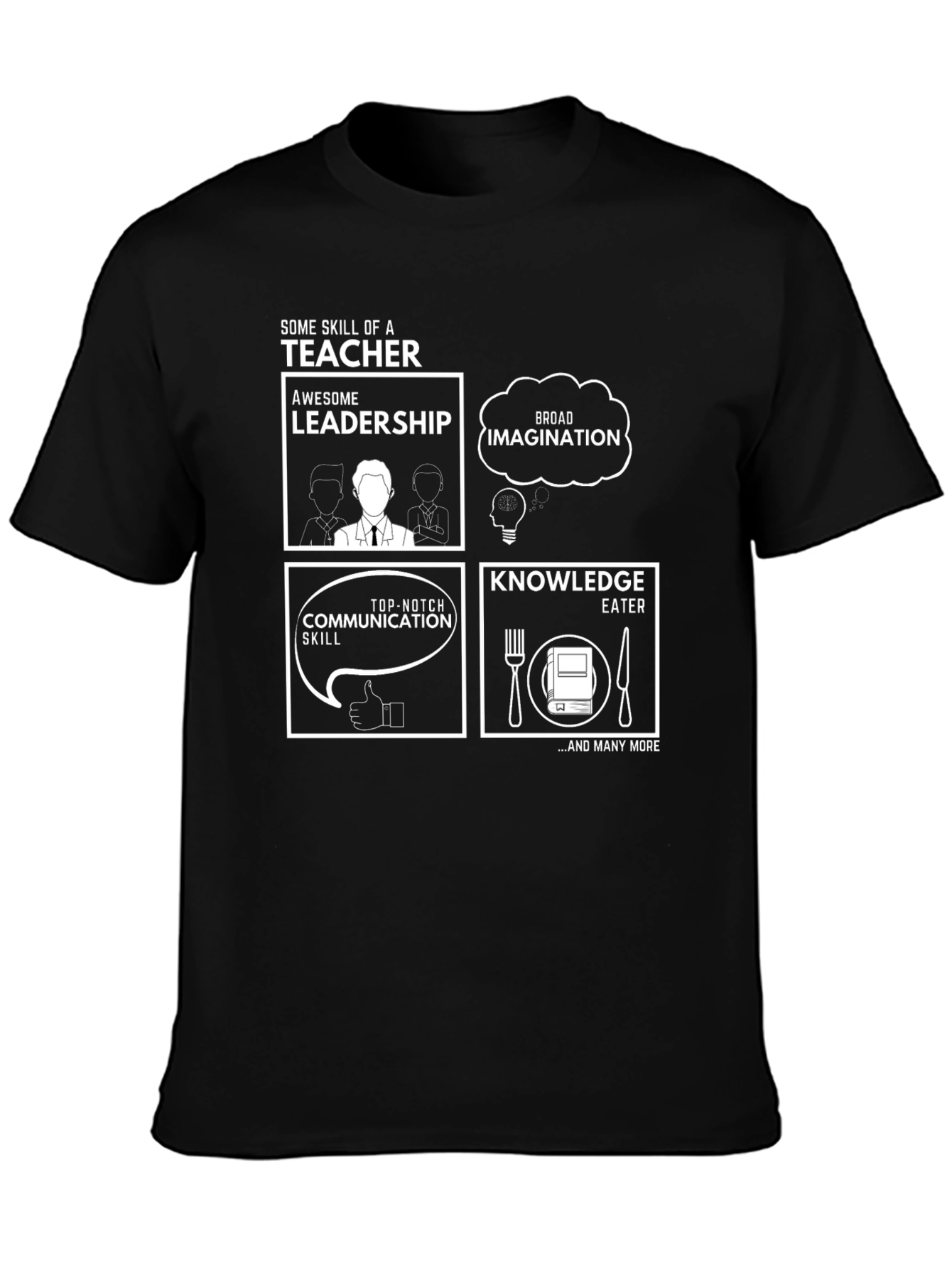 Teacher Skills Graphic T-Shirt