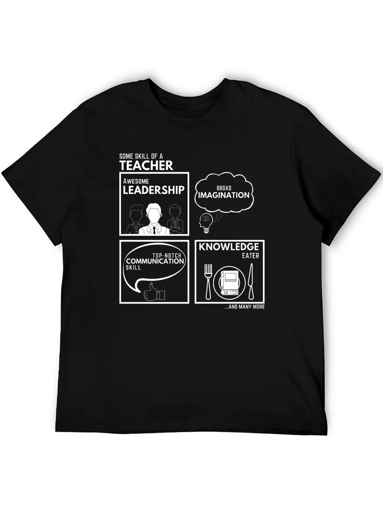 Teacher Skills Graphic T-Shirt