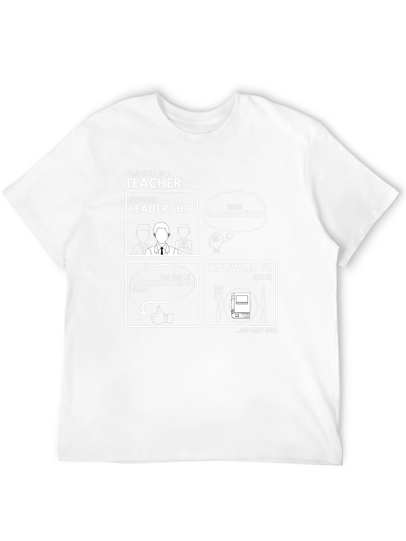 Teacher Skills Graphic T-Shirt