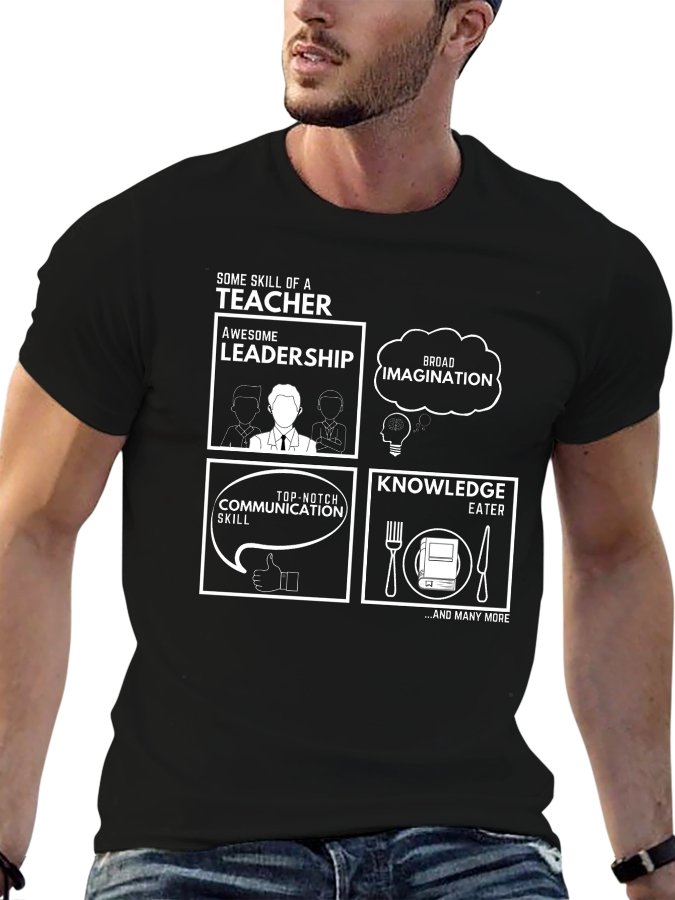 Teacher Skills Graphic T-Shirt