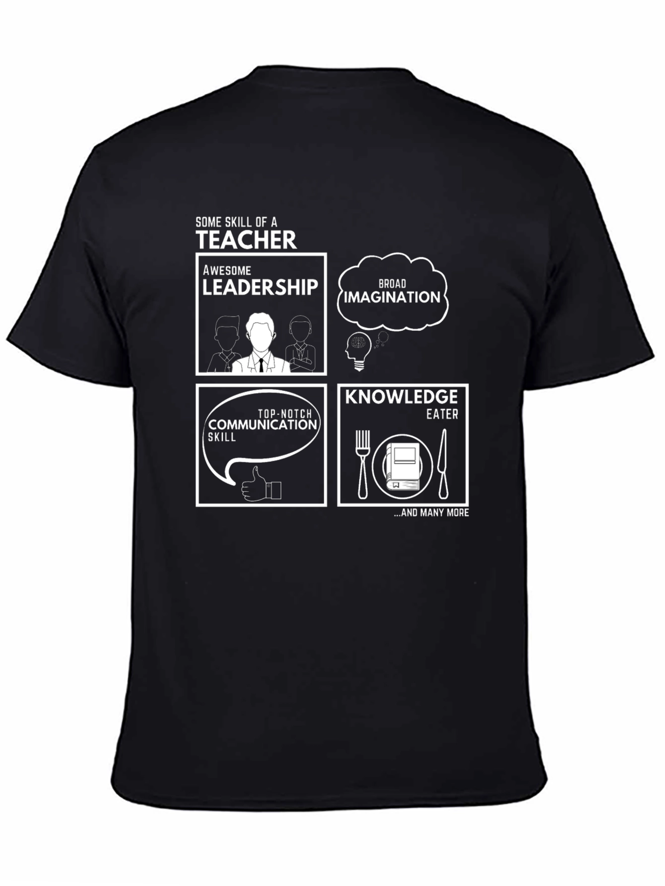 Teacher Skills Graphic T-Shirt