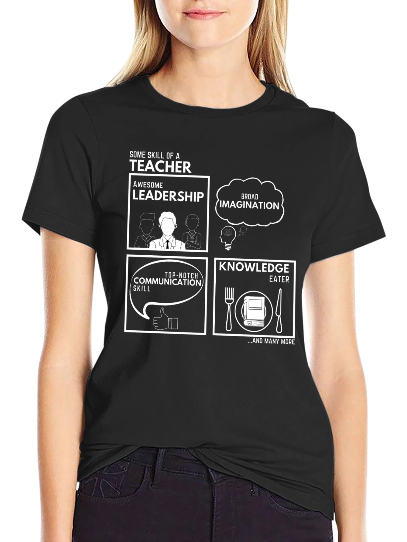 Teacher Skills Graphic T-Shirt