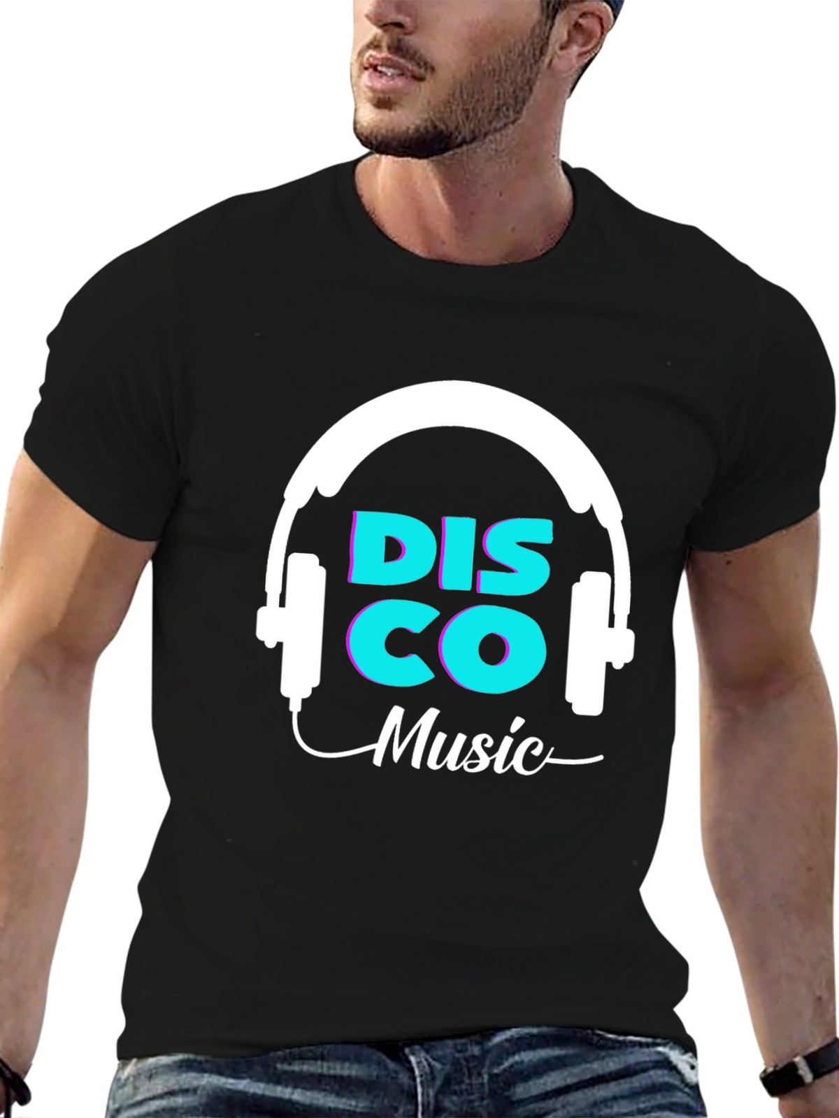 Disco Music Graphic T-Shirt