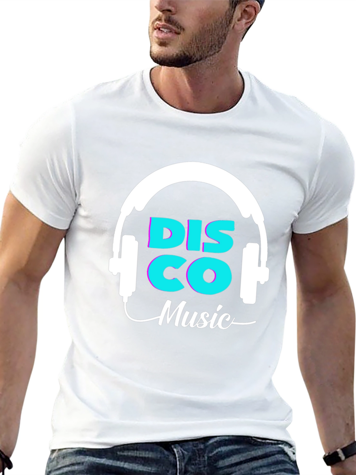 Disco Music Graphic T-Shirt