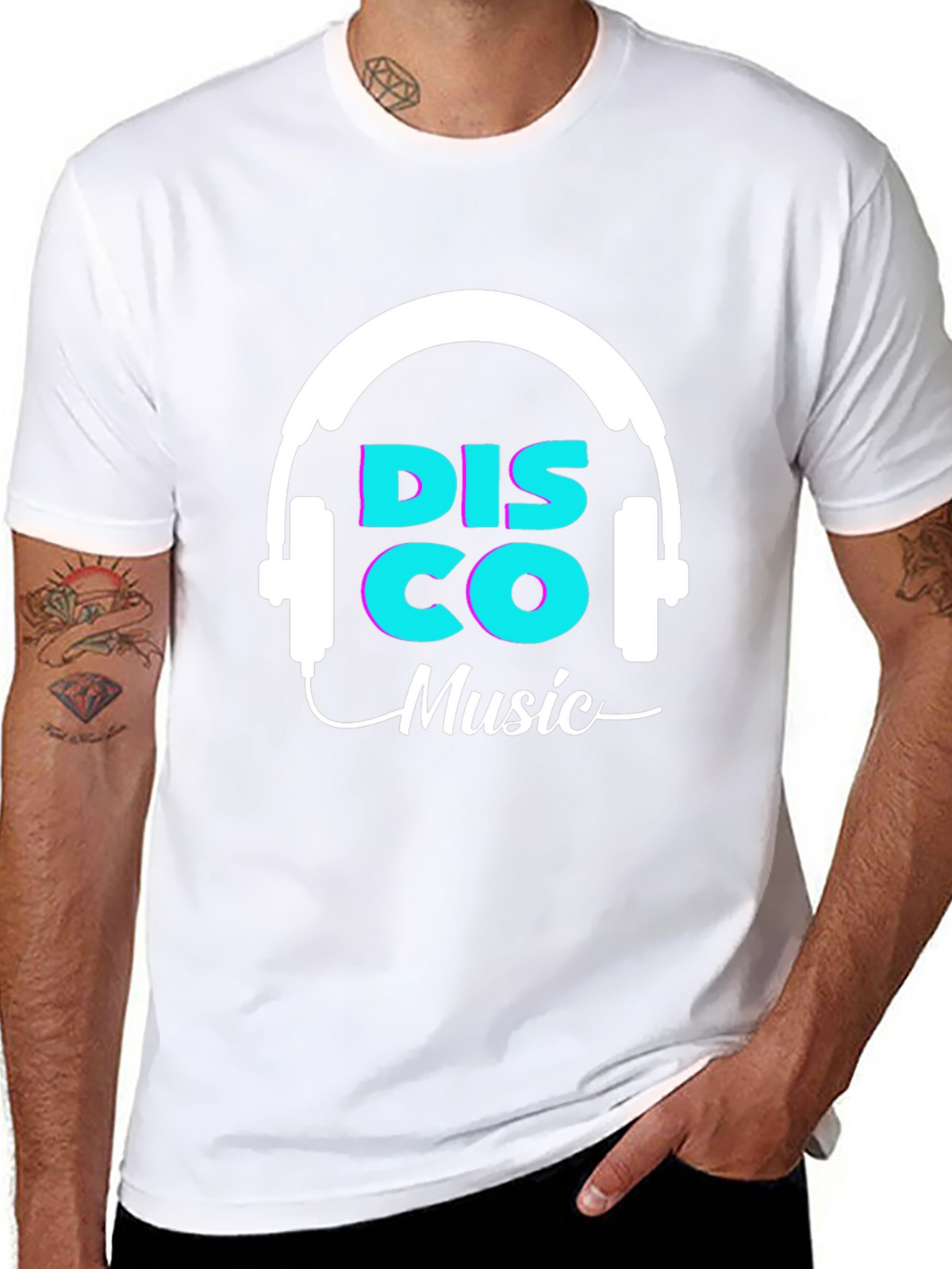 Disco Music Graphic T-Shirt
