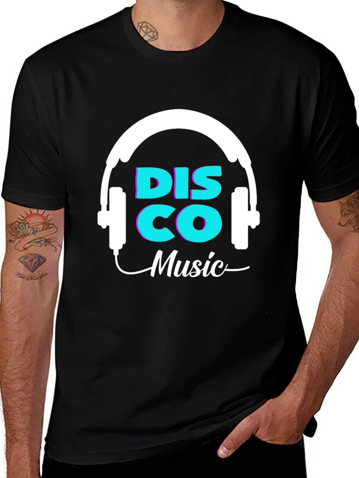 Disco Music Graphic T-Shirt